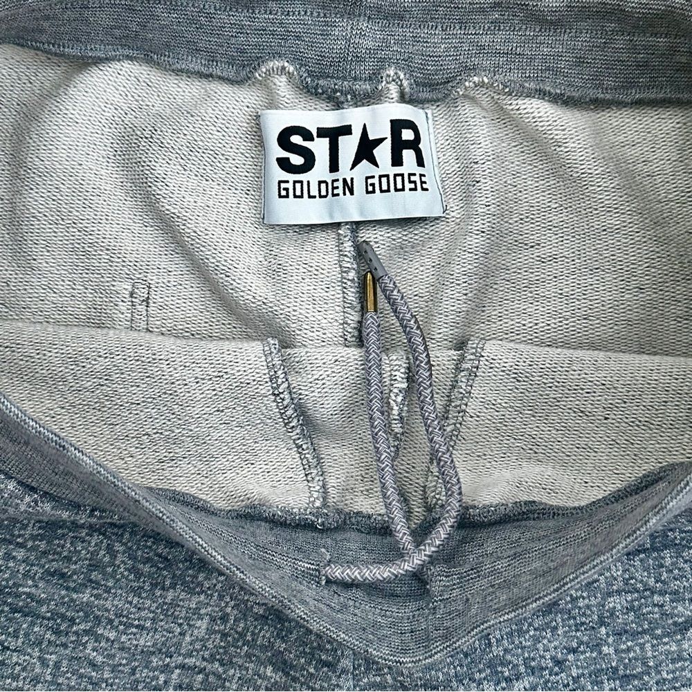 Golden Goose Men’s Gold Star Gray Joggers Pants Size L - Picture 7 of 9